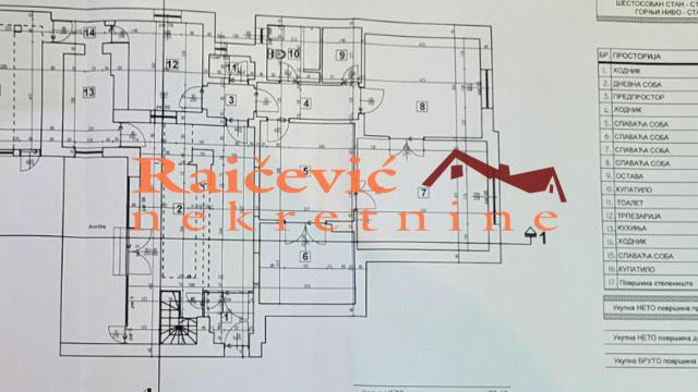 Stan, Prodaja, 164m2, Kalenić pijaca, Vračar, Koce Kapetana