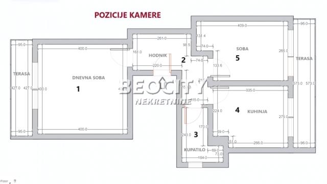 Stan, Dvoiposoban, Prodaja, 54m2, Žarkovo, Čukarica, Veljka Petrovića