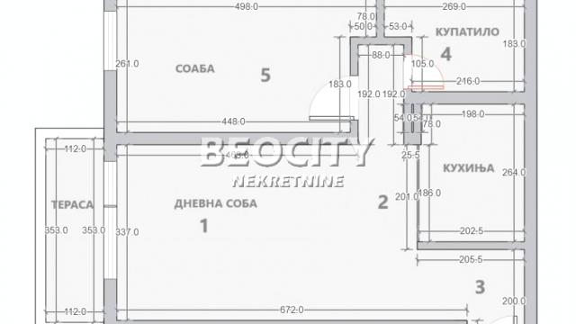 Stan, Dvosoban, Izdavanje, 50m2, Mirijevo, Zvezdara, Ilije Pavlovića 