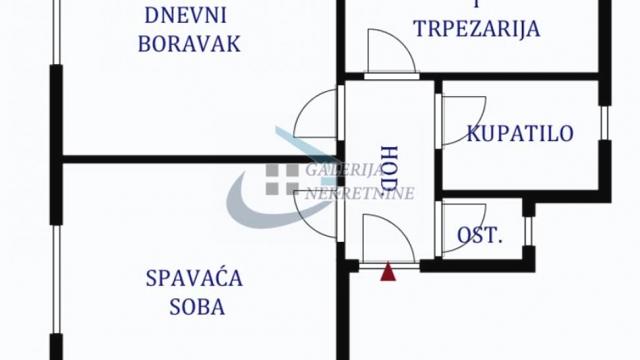 Stan, Dvosoban, Prodaja, 49m2, Dorćol, Stari grad, Dositejeva