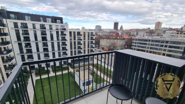 Stan, Dvosoban, Izdavanje, 55m2, Beograd na vodi, Savski venac, Luke Ćelovića Trebinjca