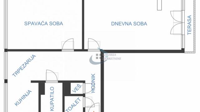 Stan, Dvosoban, Prodaja, 70m2, Blok 45 (TC Enjub), Novi Beograd, Nehruova