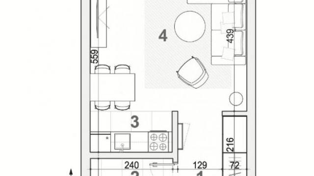 Stan, Jednosoban, Izdavanje, 34m2, Dorćol, Stari grad, Venizelosova