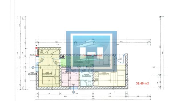 Stan, Dvosoban, Prodaja, 42m2, Centar, Gradska lokacija, Jagodina