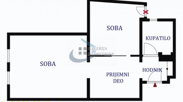 Stan, Dvosoban, Prodaja, 50m2, Dorćol, Stari grad, Dositejeva