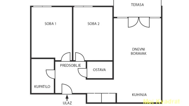 Stan, Dvoiposoban, Prodaja, 67m2, Višnjička Banja, Palilula, Mirka Milojkovića