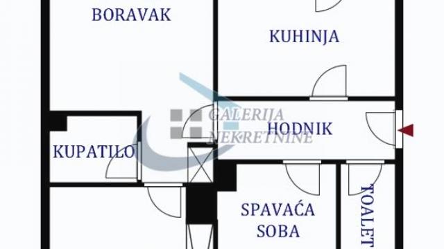 Stan, Dvoiposoban, Prodaja, 56m2, Palilulska pijaca, Palilula, 27. marta