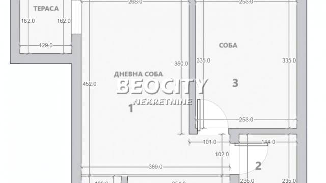 Stan, Jednosoban, Prodaja, 33m2, Karaburma, Palilula, Pana Đukića 