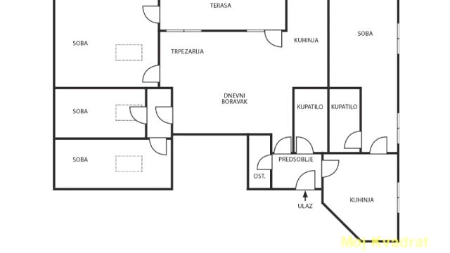 Stan, četvoroiposoban, Prodaja, 125m2, Mirijevo, Zvezdara, Ulofa Palmea
