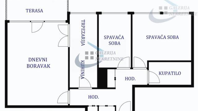 Stan, Dvoiposoban, Prodaja, 68m2, Medaković 2, Voždovac, Radovana Simića Cige