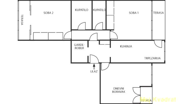 Stan, Trosoban, Prodaja, 91m2, Blok 37, Novi Beograd, Bulevar Arsenija Čarnojevića