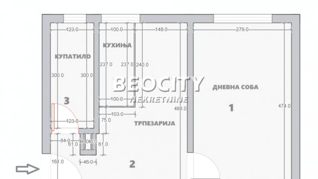 Stan, Jednosoban, Prodaja, 32m2, Karaburma, Palilula, Husinskih rudara