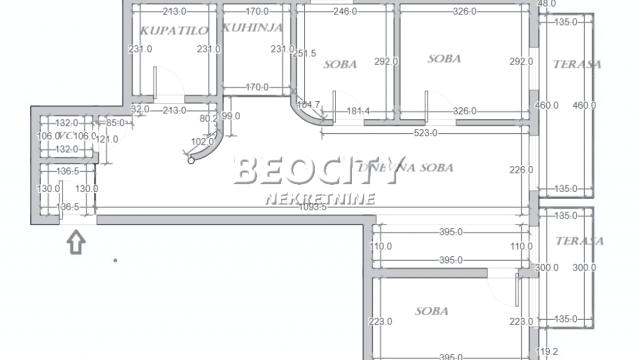 Stan, Troiposoban, Prodaja, 83m2, Mirijevo, Zvezdara, Rudi Čajaveca