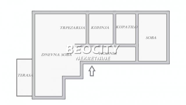 Stan, Dvosoban, Izdavanje, 50m2, Mirijevo, Zvezdara, Jovanke Radaković