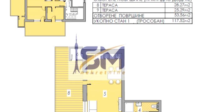 Stan, Trosoban, Prodaja, 64m2, Sremčica, Čukarica, Beogradska