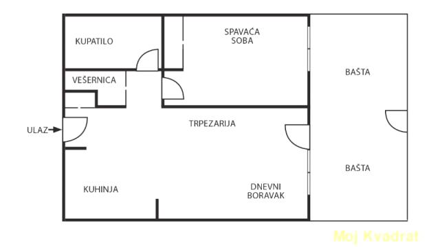 Stan, Dvosoban, Prodaja, 56m2, Beograd na vodi, Savski venac, Luke Ćelovića Trebinjca
