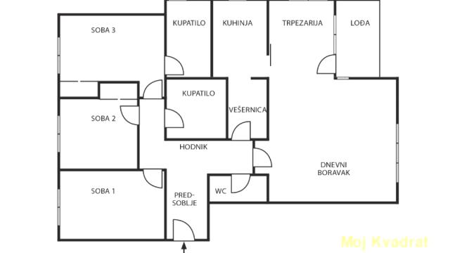 Stan, četvorosoban, Prodaja, 104m2, Crveni krst, Vračar, Save Tekelije