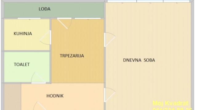 Stan, Jednosoban, Prodaja, 47m2, Braće Jerković, Voždovac, Braće Jerković