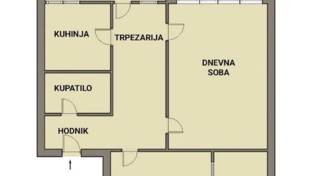 Stan, Dvosoban, Prodaja, 61m2, Braće Jerković, Voždovac, Dragice Končar