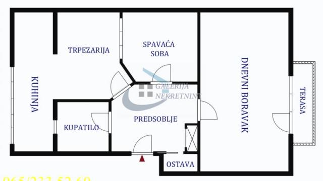 Stan, Dvosoban, Izdavanje, 45m2, Savski trg - Pristanište, Savski venac, Risanska