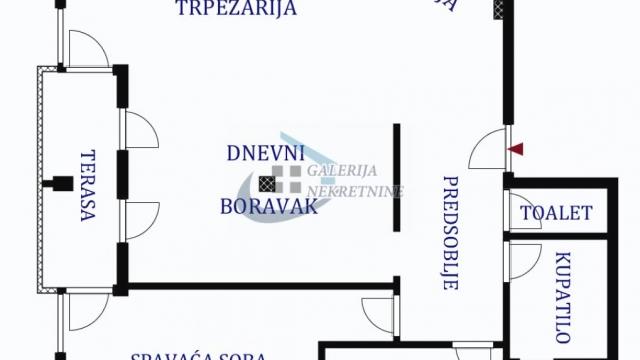 Stan, Dvoiposoban, Prodaja, 101m2, Čubura, Vračar, Šumatovačka