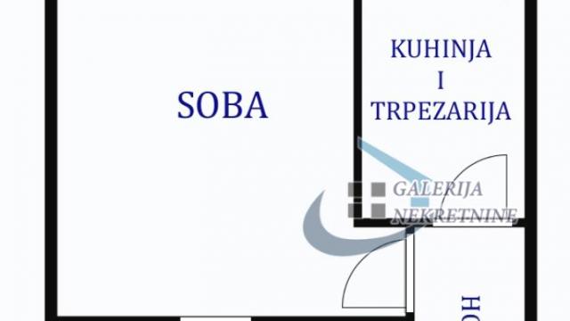 Stan, Jednosoban, Prodaja, 28m2, Vukov Spomenik, Zvezdara, Bulevar kralja Aleksandra