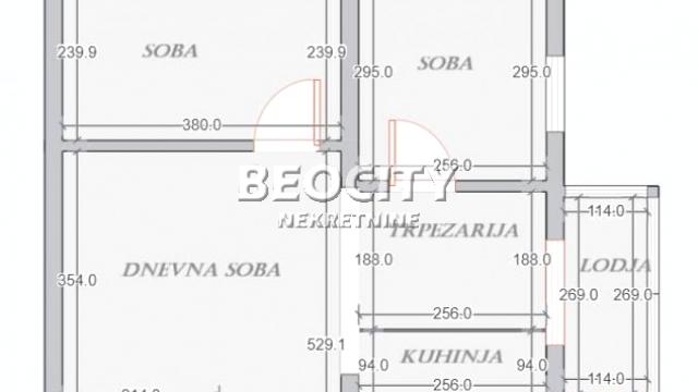 Stan, Dvoiposoban, Prodaja, 54m2, Borča Greda, Palilula, JNA