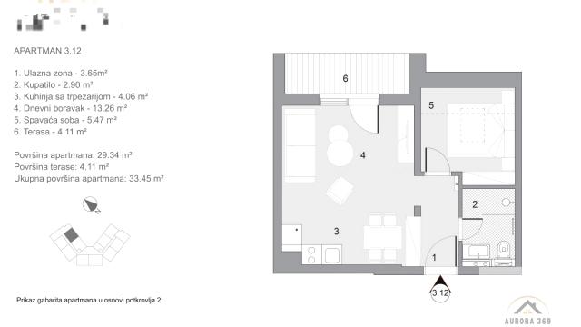 Stan, Jednosoban, Prodaja, 33m2, Divčibare, Okolno mesto, Valjevo