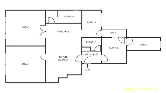 Stan, četvorosoban, Prodaja, 100m2, Ekonomski fakultet, Savski venac, Gavrila Principa