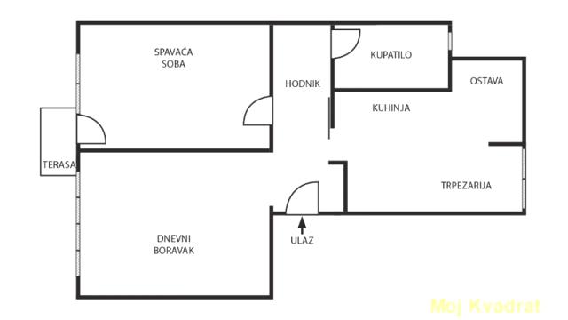 Stan, Dvosoban, Prodaja, 66m2, Centar, Stari grad, Topličin venac