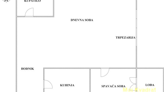 Stan, Jednoiposoban, Prodaja, 44m2, Čukarička padina, Čukarica, Radnička