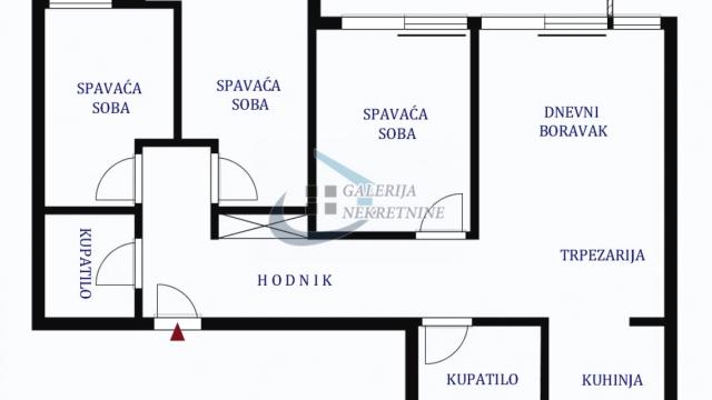 Stan, četvorosoban, Izdavanje, 88m2, Crveni krst, Vračar, Gročanska