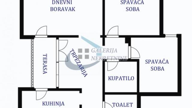 Stan, Trosoban, Prodaja, 83m2, Vidikovac, Rakovica, Vidikovački venac