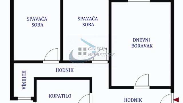 Stan, Dvoiposoban, Prodaja, 45m2, Skupština, Stari grad, Kosovska