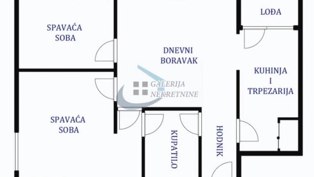 Stan, Dvoiposoban, Prodaja, 59m2, Kanarevo brdo, Rakovica, Ivana Mičurina