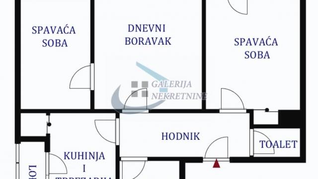 Stan, Trosoban, Prodaja, 66m2, Karaburma, Palilula, Salvadora Aljendea