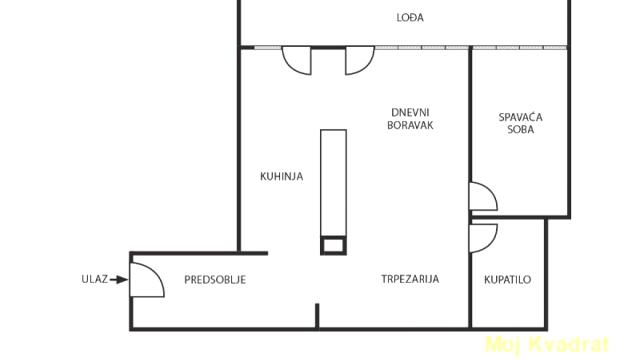 Stan, Dvosoban, Prodaja, 68m2, Stari Merkator, Novi Beograd, Otona Župančiča