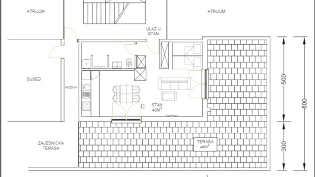 Stan, Jednoiposoban, Prodaja, 98m2, Blok 2, Novi Beograd, Otona Župančiča
