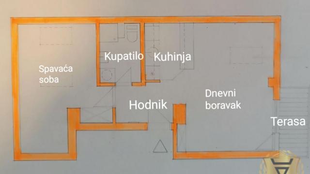 Stan, Dvosoban, Izdavanje, 56m2, Crveni krst, Vračar, Kulina Bana