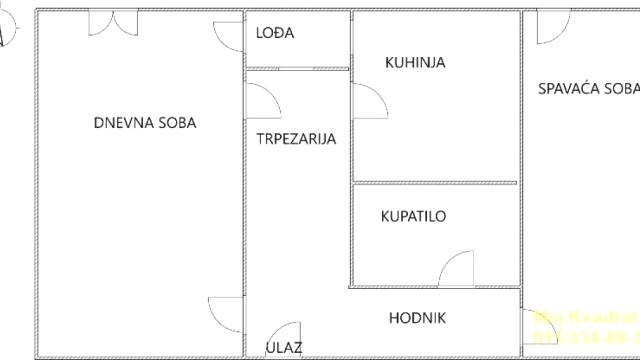 Stan, Jednoiposoban, Prodaja, 50m2, Blok 62, Novi Beograd, Jurija Gagarina