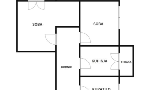 Stan, Dvosoban, Prodaja, 54m2, Karaburma, Palilula, Uralska