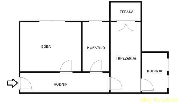Stan, Jednosoban, Prodaja, 41m2, Karaburma, Palilula, Stevana Dukića