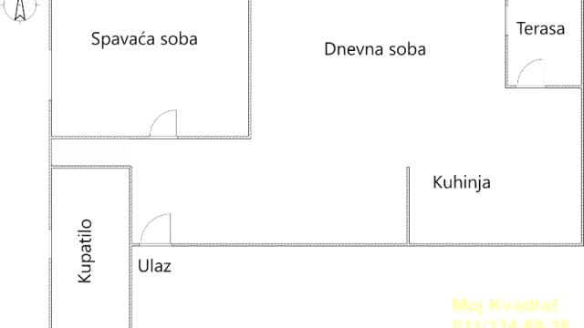 Stan, Jednoiposoban, Prodaja, 39m2, Žarkovo, Čukarica, Zmajevačka
