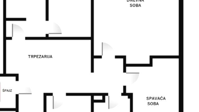 Stan, Troiposoban, Prodaja, 64m2, Blok 38, Novi Beograd, Narodnih heroja