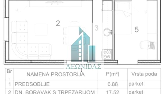 Stan, Dvoiposoban, Prodaja, 54m2, Somborska, Pantelej, Niš