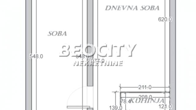 Stan, Dvosoban, Prodaja, 51m2, Bulbulder, Zvezdara, Krfska