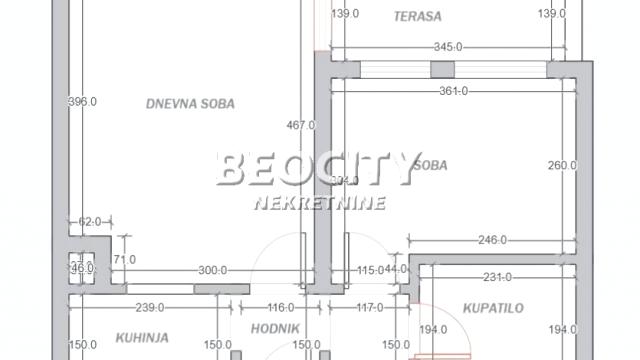 Stan, Dvosoban, Prodaja, 43m2, Arena, Novi Beograd, Arsenija Carnojevica 