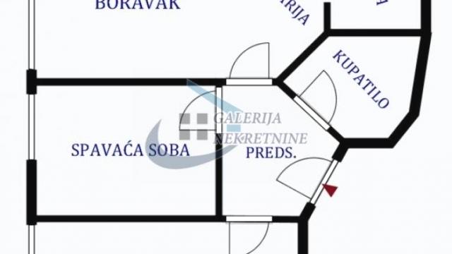 Stan, Dvoiposoban, Prodaja, 52m2, Trg Nikole Pašića, Stari grad, Dečanska