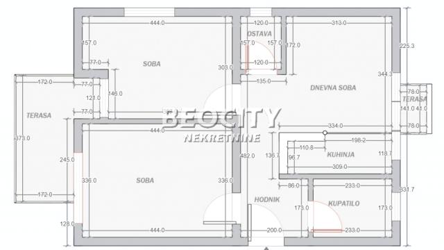 Stan, Dvosoban, Izdavanje, 62m2, Kalvarija, Zemun, Gorana Kovačića