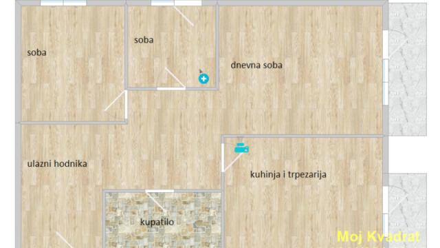 Stan, Trosoban, Prodaja, 64m2, Lion, Zvezdara, Gvozdićeva